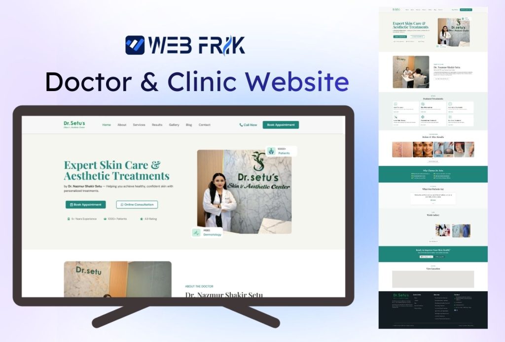 Doctor Consulting & Clinic Service Website