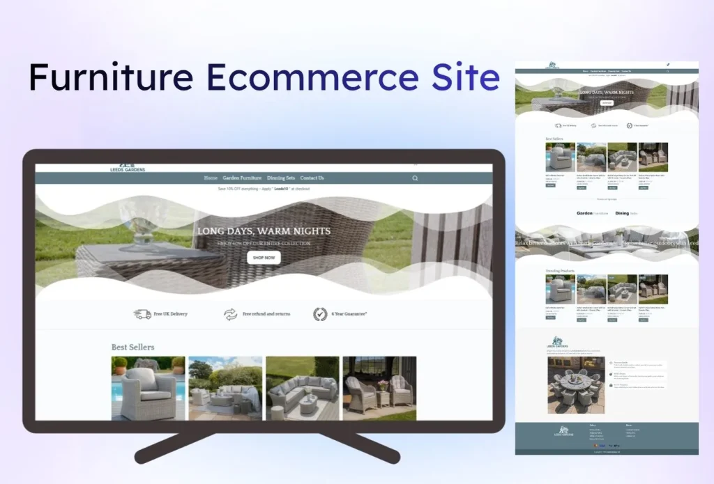 Furniture Ecommerce Website
